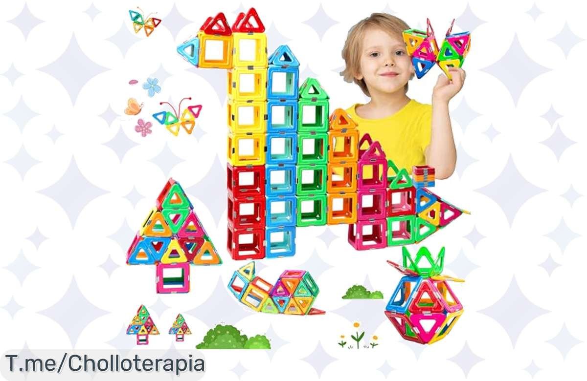 Diviértete y aprende sin límites con los Bloques de Construcción Magnéticos: 36 piezas para tu creatividad a un precio loco. ¡Aprovecha el descuentazo y compra ya!