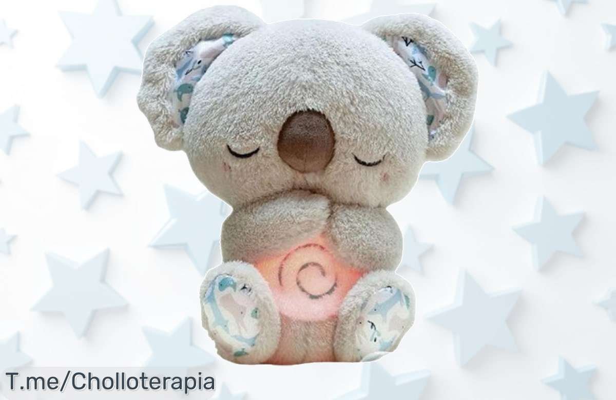 Duerme como un rey con nuestro juguete koala: música suave y luces mágicas para noches tranquilas. ¡Aprovecha este super chollo antes de que se acabe!