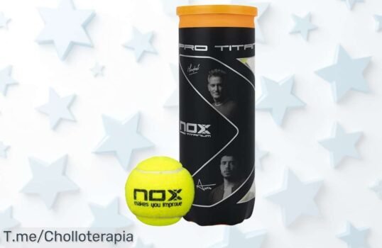 Eleva tu juego con el Bote de 3 Pelotas Pro Titanium a un precio loco, calidad profesional nunca vista ¡Aprovecha este ofertón y compra ya antes de que se acabe!