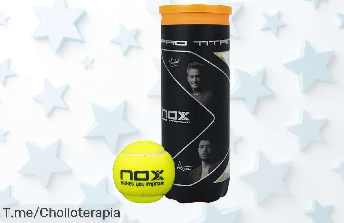 Eleva tu juego con el Bote de 3 Pelotas Pro Titanium a un precio loco, calidad profesional nunca vista. ¡Aprovecha este ofertón y compra ya antes de que se acabe!