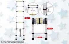 Escalera Plegable de Aluminio: Calidad Insuperable y Seguridad Total en Tu Hogar ¡No te pierdas este super chollo, oferta limitada que transformará tus trabajos ya!