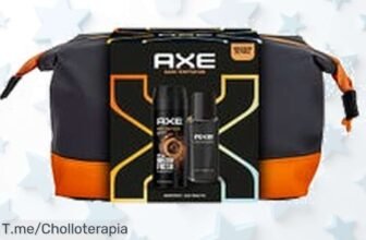 Estuche Dark Temptation AXE: Aroma seductor que te hará brillar y atraer miradas ¡No dejes pasar este ofertón limitado, hazte con el tuyo ya!