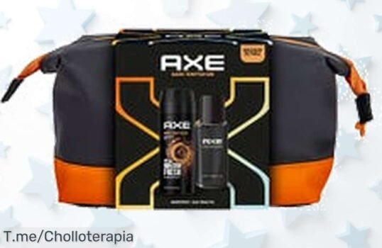 Estuche Dark Temptation AXE: Aroma seductor que te hará brillar y atraer miradas ¡No dejes pasar este ofertón limitado, hazte con el tuyo ya!