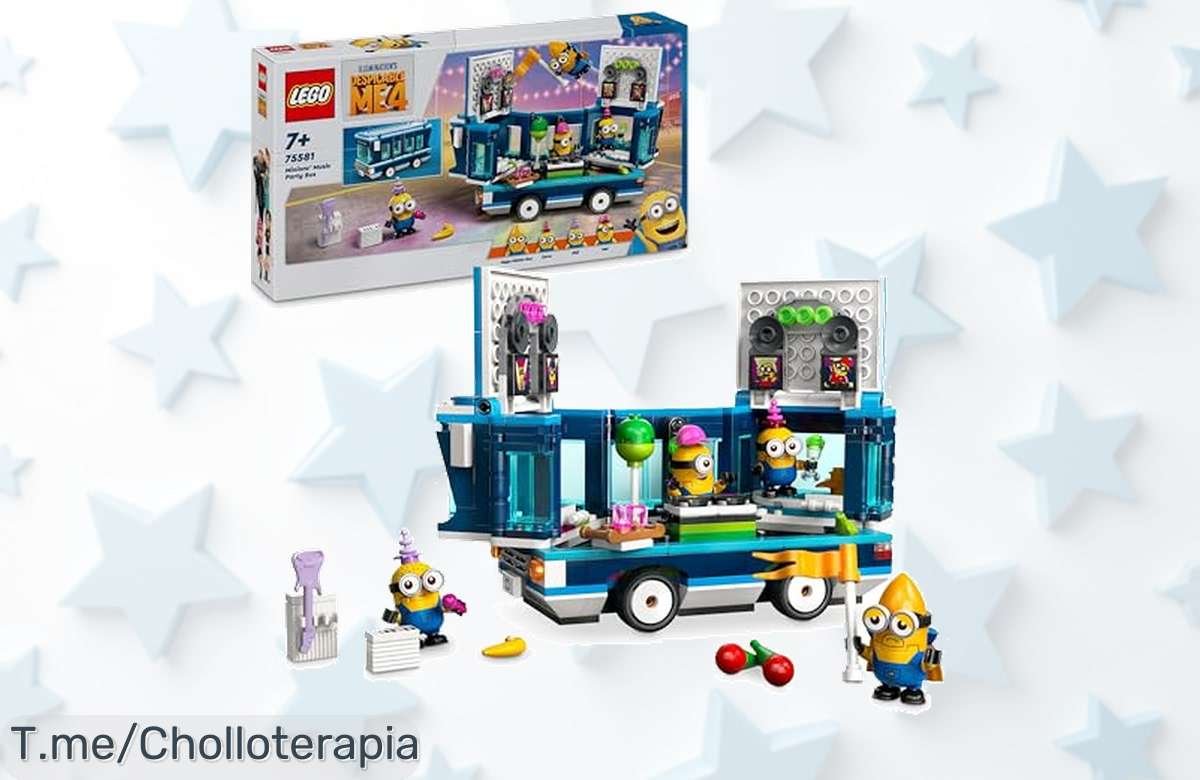 Fiesta sobre ruedas en casa con el LEGO GRU de los Minions, un super chollo que desata la imaginación. No te quedes sin el tuyo, ¡ofertón por tiempo limitado!
