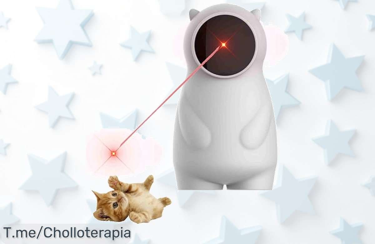 Haz feliz a tu gato con el increíble juguete interactivo YOUKK, un super chollo de movimiento automático y luz LED. ¡Aprovecha este ofertón antes que se agote!