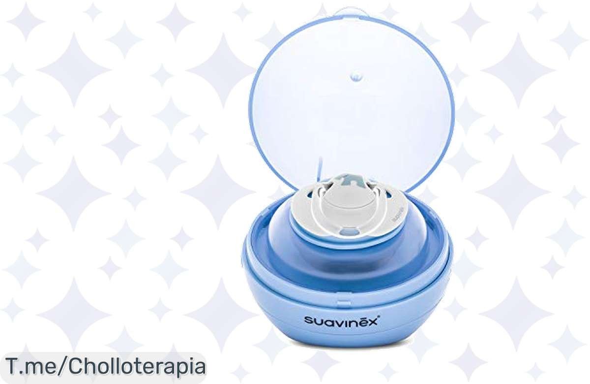 Haz que cada chupete brille de limpieza en solo 3 minutos con el esterilizador Suavinex, elimina gérmenes y aprovecha este ofertón antes de que se agote.