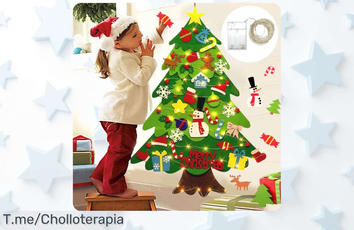 Haz que estas fiestas sean inolvidables con el árbol de Navidad DIY más divertido y original a un precio loco, ¡solo por tiempo limitado! No te lo pierdas.