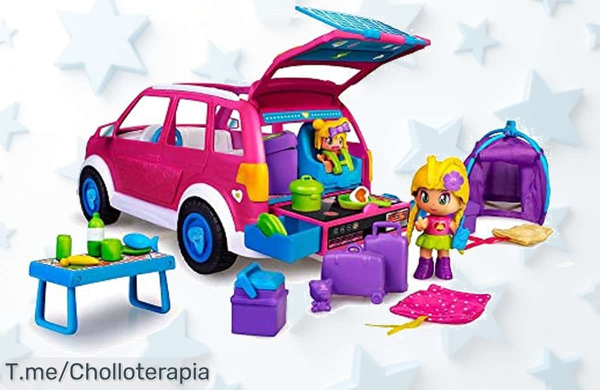 Haz que este verano sea inolvidable con la Autocaravana Pinypon, llena de accesorios y aventuras para tus peques. ¡No pierdas esta oferta única y llévatela ahora!