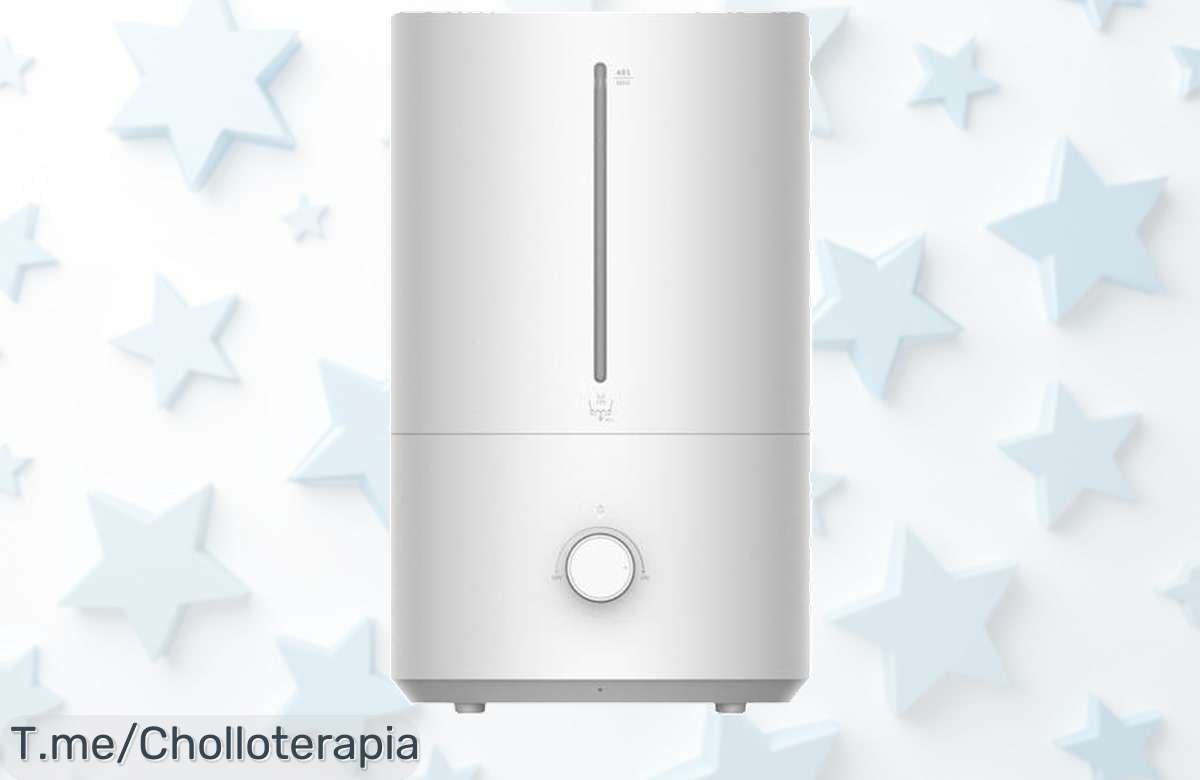 Haz que tu hogar respire felicidad con el Xiaomi Humidifier 2 Lite, un super chollo silencioso de 4 litros. ¡Aprovecha este ofertón y compra ahora antes de que se agote!