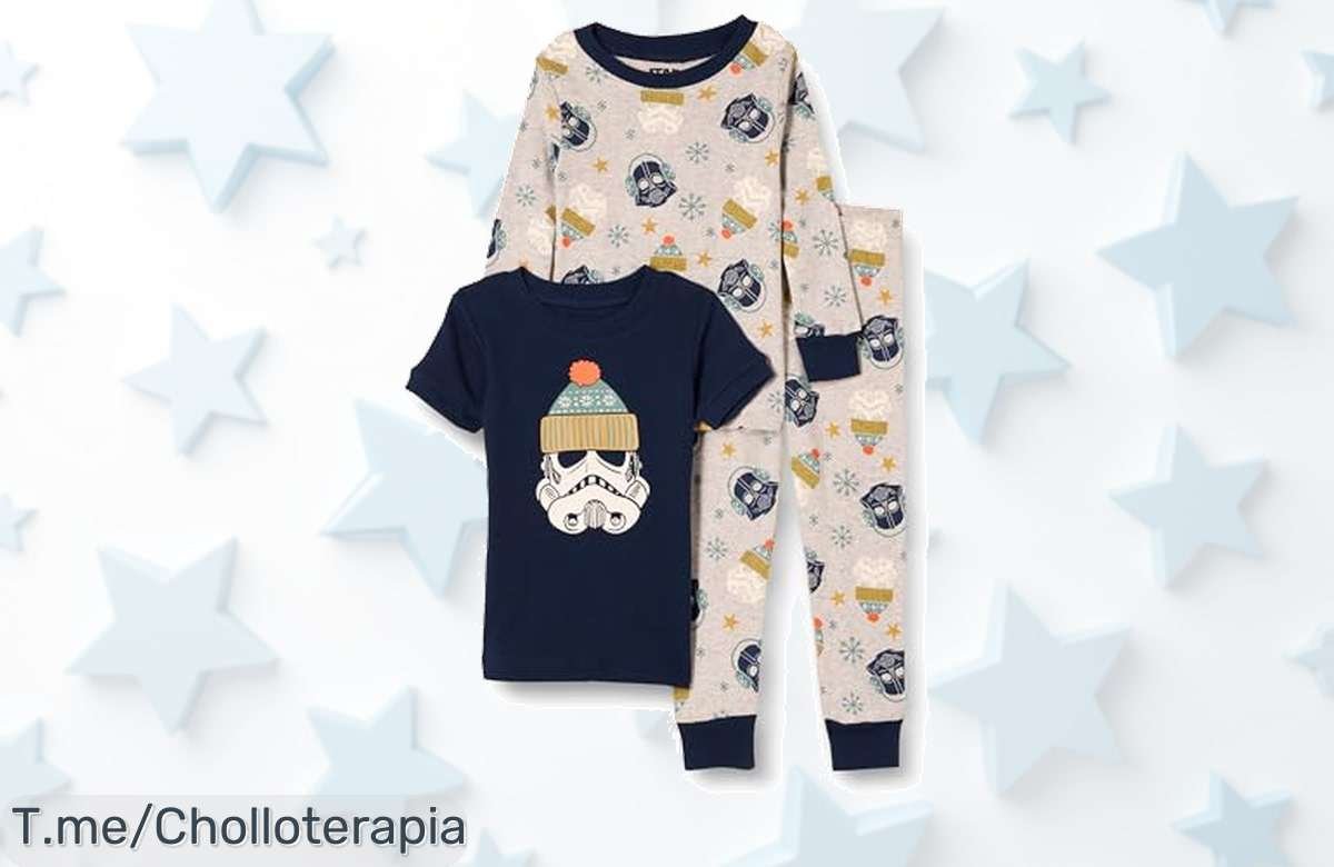 Haz que tus noches sean mágicas con el pijama Disney de Star Wars, suave y cómodo. Regalo único para los pequeños soñadores. ¡Aprovecha este ofertón exclusivo ya!