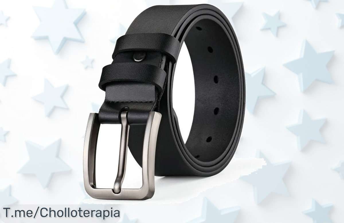 Hazte con el cinturón de tus sueños en negro y marrón, elegancia y estilo a un precio loco, ¡oferta única que no se repetirá! Aprovecha este super chollo ahora mismo.