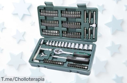 Hazte con el maletín de herramientas Mannesmann M29166, 130 piezas a un precio loco y convierte tu taller en un super chollo ¡Compra ahora antes que se acabe esta oferta limitada!