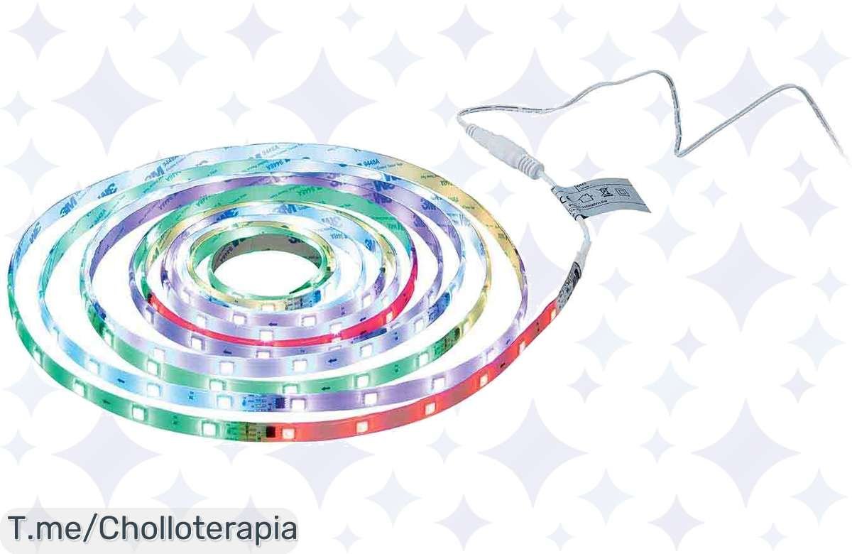 Ilumina tu hogar con nuestras Cintas LED: el super chollo que transforma cualquier espacio en un paraíso de color. ¡Compra ahora y aprovecha este ofertón antes que se agote!