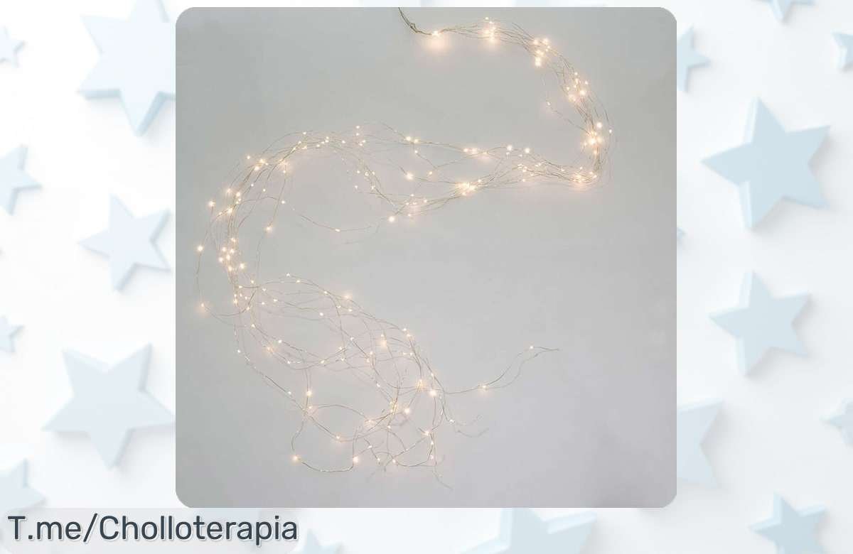 Ilumina tus noches con la Cadena de luces LED Pureday a un precio loco: crea momentos mágicos en tu hogar, ¡ofertón limitado! ¡Haz clic y lleva la magia ya!