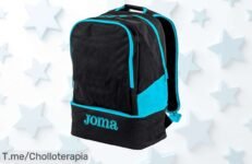 Impulsa tu rendimiento con la Joma Mochila Cajón Estadio III: diseño único y compartimento para calzado, ¡ofertón nunca visto que no puedes dejar pasar! Compra ya