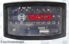 Impulsa tus proyectos con el Set Bosch Professional de 32 Puntas Extra Hard, ¡super chollo a precio loco! Aprovecha esta oferta única antes que se agote y atornilla como un pro
