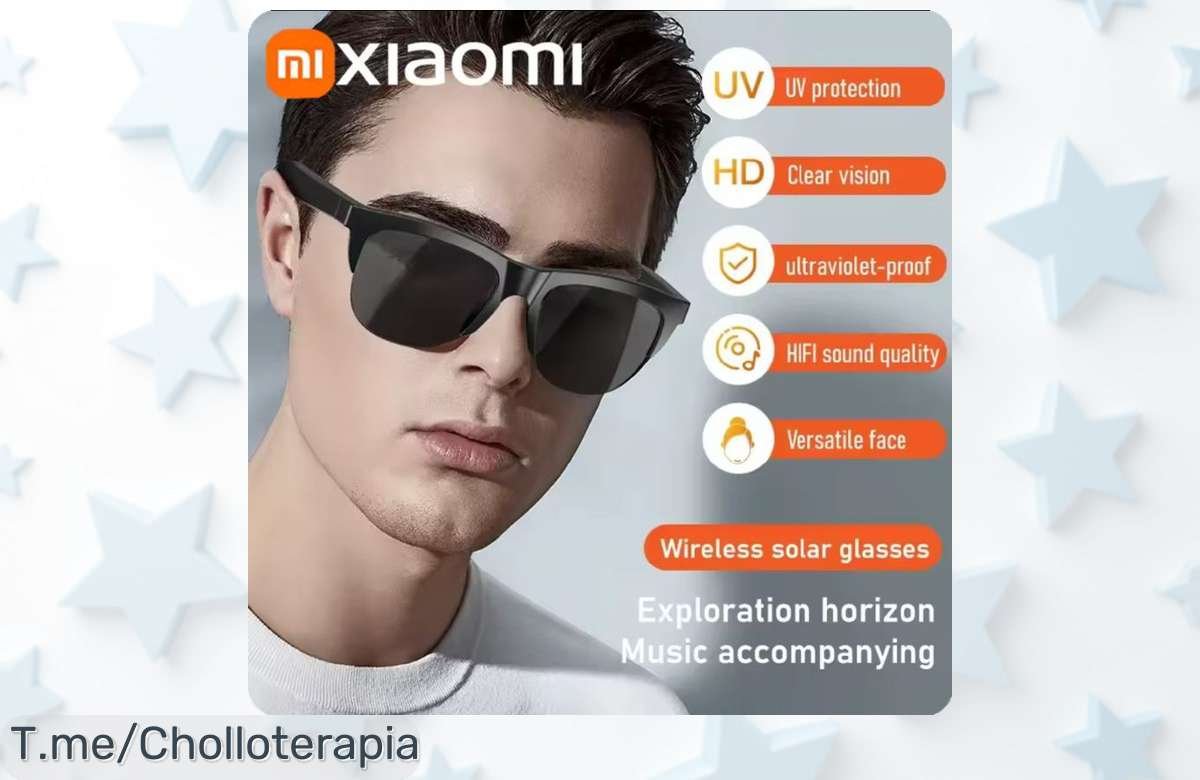 Increíbles gafas de sol inteligentes Xiaomi a precio loco: sonido HIFI, resistencia al agua y protección UV. ¡No te quedes sin tu oferta única y consigue las tuyas ya!