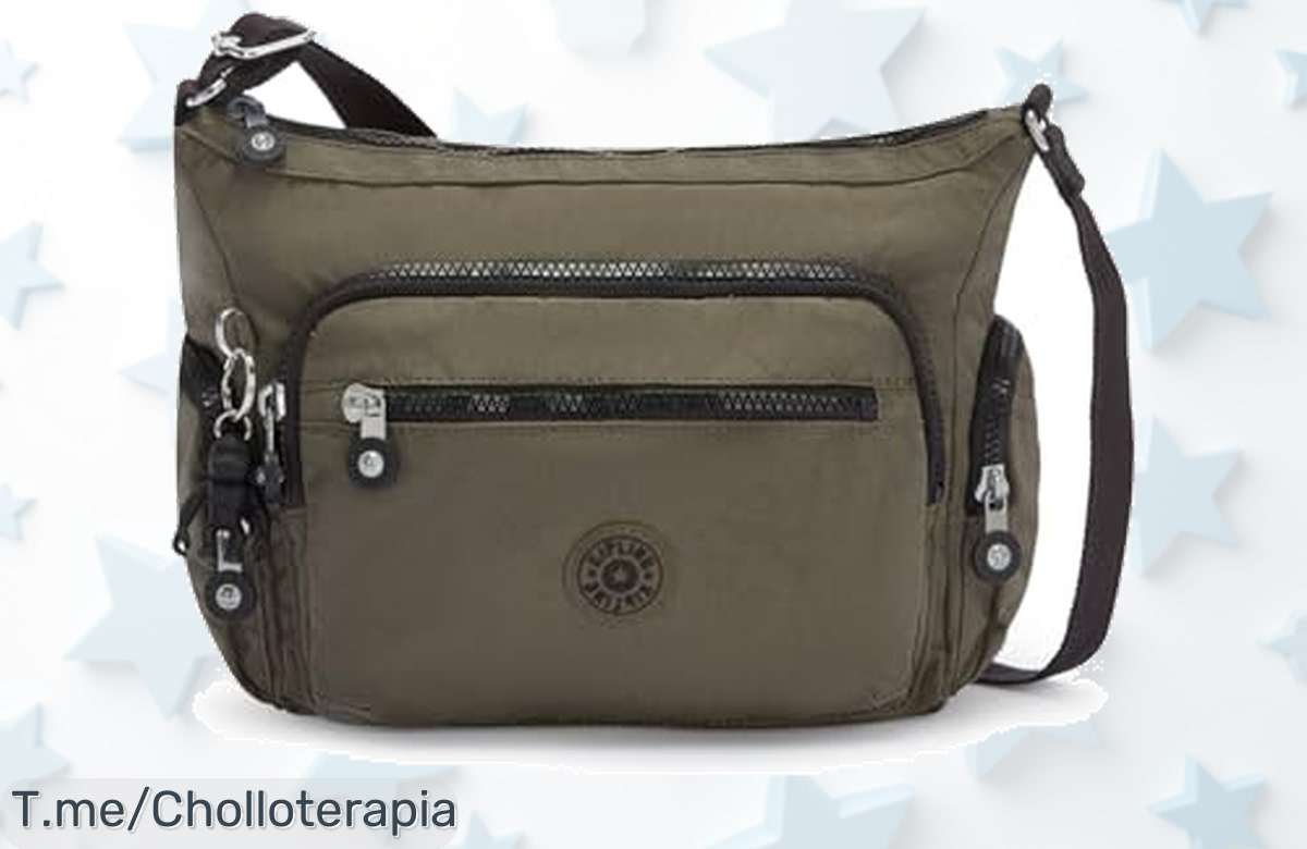 Kipling Gabbie S Bandolera Pequeña en Green Moss: Oferta única con estilo y comodidad, ¡aprovecha este super chollo antes de que se agoten!