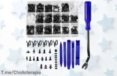 Kit de 447 Clips para Coche: ¡El Super Chollo que Necesitas! Repara tu auto fácil y rápido con material resistente Compra ya, oferta limitada que no puedes dejar pasar