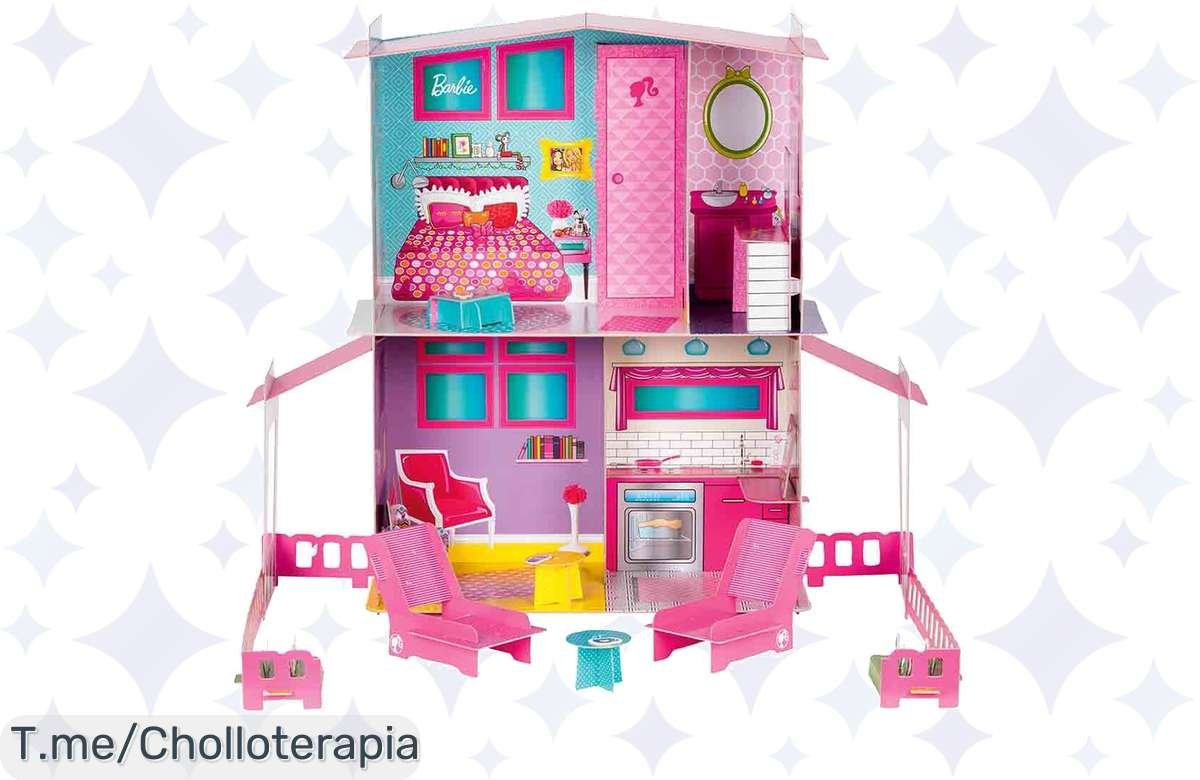 La casa de ensueño de Barbie llegó: ¡un super chollo que hará brillar la sonrisa de tus hijos! No esperes más, descubre la aventura y haz su sueño realidad ya mismo.