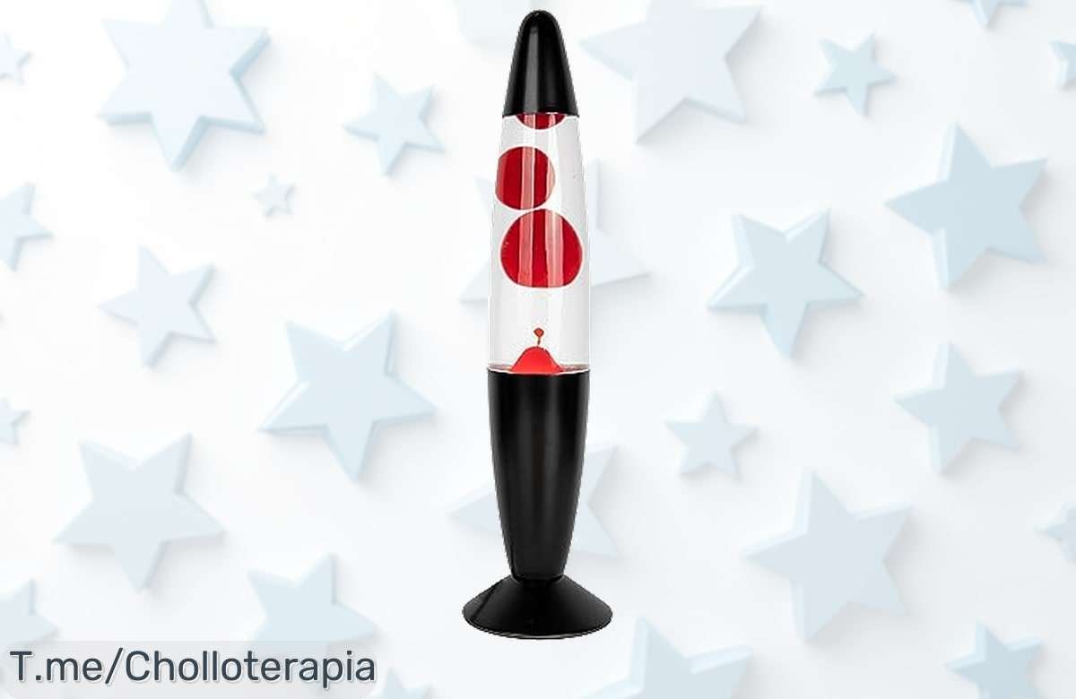Lámpara de lava roja a precio loco: ilumina tu hogar con estilo único y transforma tus noches en diversión. ¡Aprovecha este ofertón antes de que se agoten!