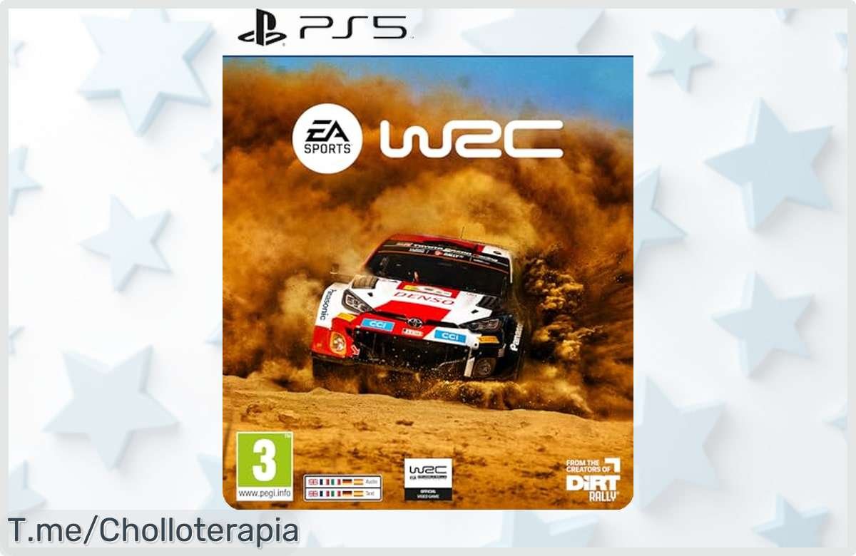 Lánzate a la pista con el EA SPORTS WRC para PS5 y vive carreras alucinantes, diseña tu coche ideal y disfruta de este ofertón que se agota rápido. ¡Compra ya!