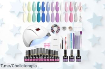 Lleva tu manicura al siguiente nivel con el Lictin Kit Uñas de Gel, 12 colores y lámpara UV-LED a un precio loco ¡Aprovecha este ofertón antes que se acabe!