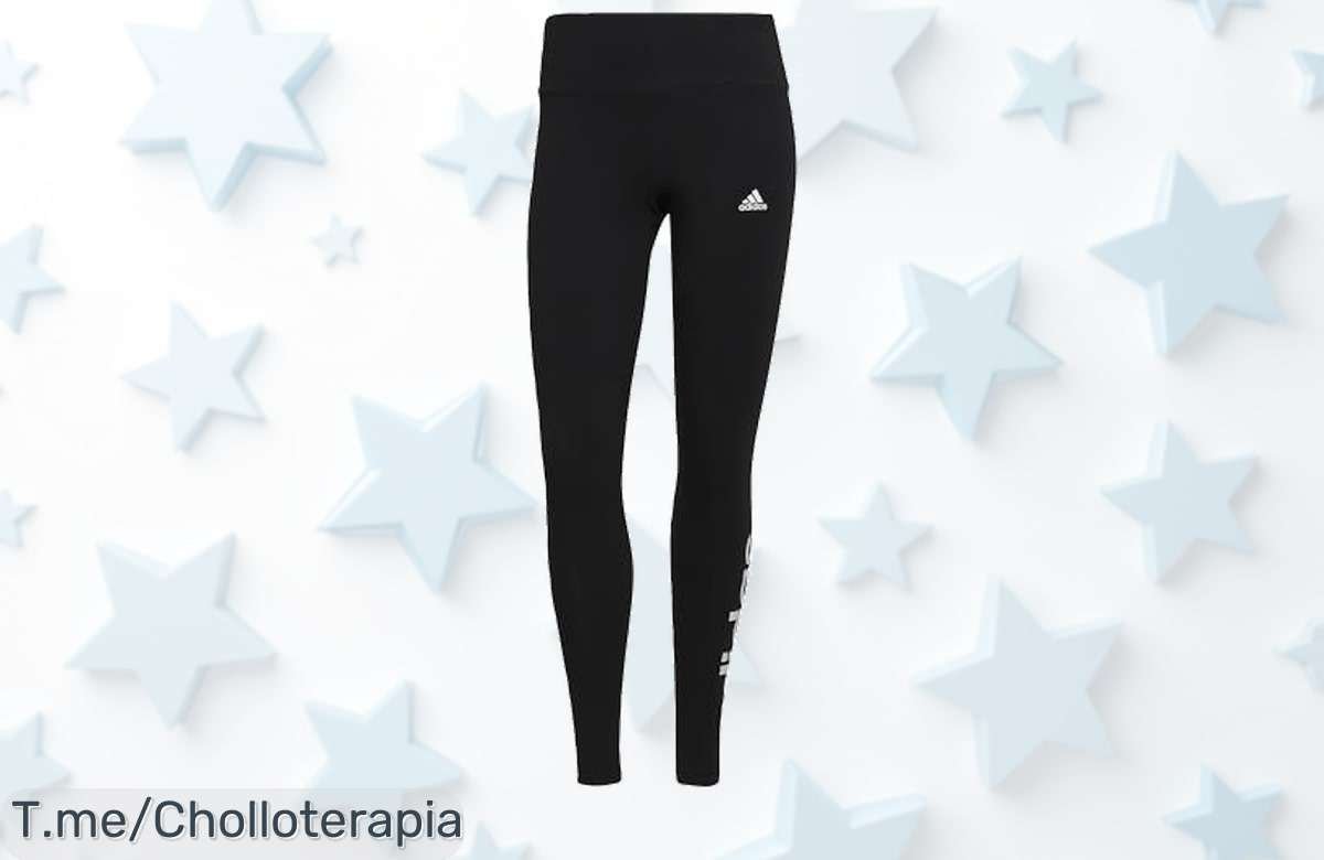 Luce espectacular con las adidas Essentials: Leggings altísimos que resaltan tu figura y te dan comodidad todo el día. ¡Aprovecha este ofertón antes de que desaparezca!
