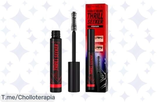 Luce unas pestañas de ensueño con la Mascara Volume Thrill Seeker Pitch Black, un super chollo que te brinda volumen extremo y color impactante ¡Compra ya antes de que se acabe!