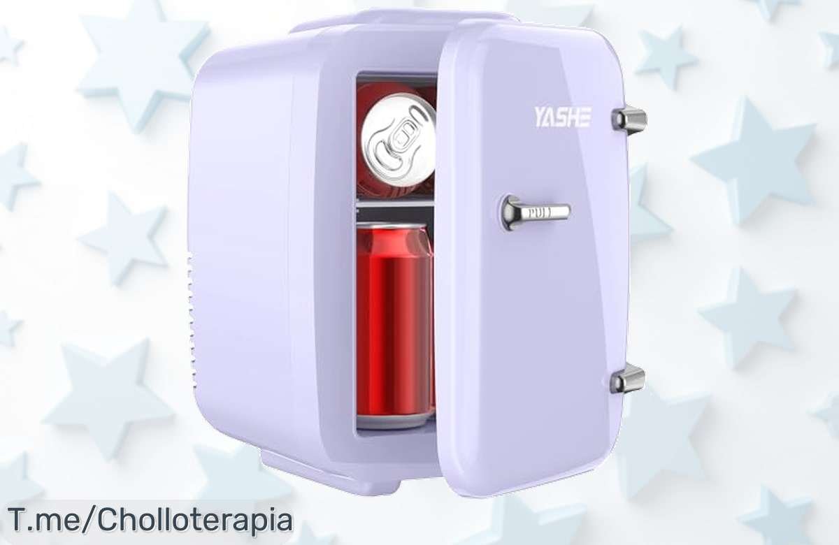Mini nevera YASHE de 4L: ¡Refrigera o calienta tus snacks en cualquier lugar! Aprovecha este ofertón limitado y disfruta a temperatura ideal, hazte con la tuya ya.