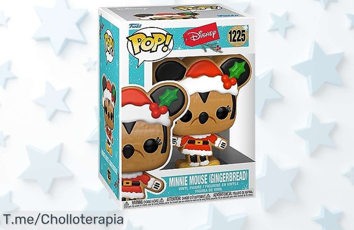 Minnie Mouse te espera: figura de galleta de jengibre Funko Pop a un precio loco, perfecto para coleccionar o regalar. ¡No esperes más, esta oferta nunca se repetirá!