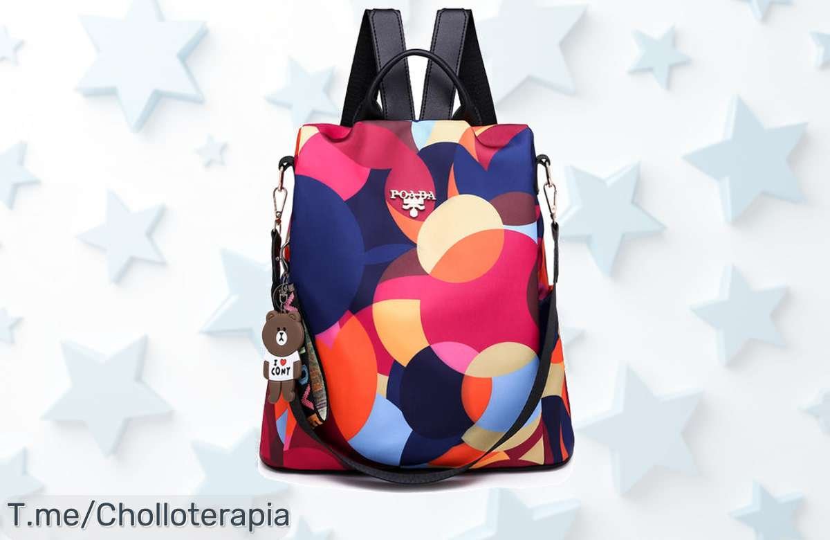 Mochila Antirrobo Gigante a Precio Loco: Estilo y Comodidad con Multitud de Bolsillos, Protege lo Que Más Quieres. ¡Hazte Con Ella Ya Antes de que Se Agote!