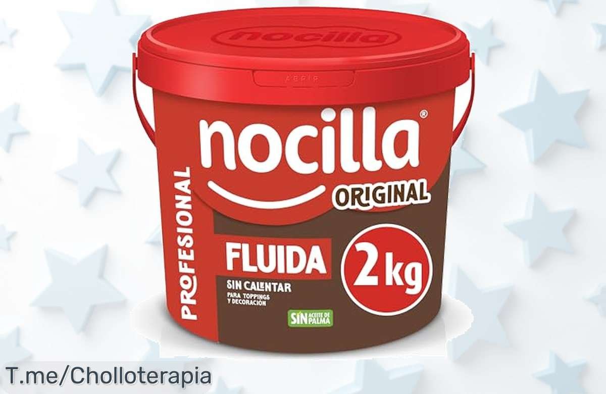 Nocilla Original y Avellanas de 2kg: ¡Super chollo que enamora a toda la familia! Aprovecha el ofertón nutritivo sin gluten antes de que se agote. ¡Compra ya!