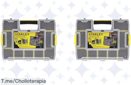 Organízate como un pro con 2 organizadores SortMaster Junior de Stanley, ¡aprovecha este ofertón único y mantén tus herramientas seguras! Compra ahora antes que se agoten