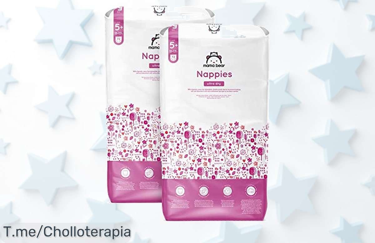 Pañales Ultrasecos Mama Bear: protección nocturna increíble y comodidad total para tu bebé a un precio loco. ¡Aprovecha esta oferta limitada y compra ya!
