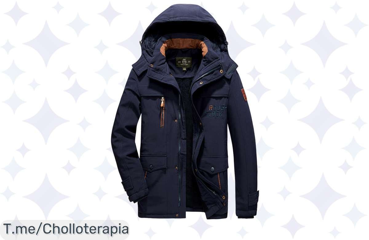 Parka gruesa y elegante para hombre: aprovecha este ofertón nunca visto en talla 6XL que te mantendrá abrigado. ¡Compra ya antes de que se agote!