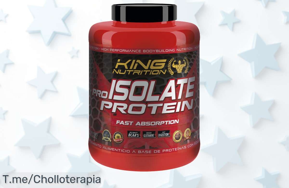 Potencia tu entrenamiento con Pro Isolate Protein 2Kg: ¡la proteína aislada que transforma tus músculos y te da energía! ¡Compra ya este ofertón antes de que se acabe!