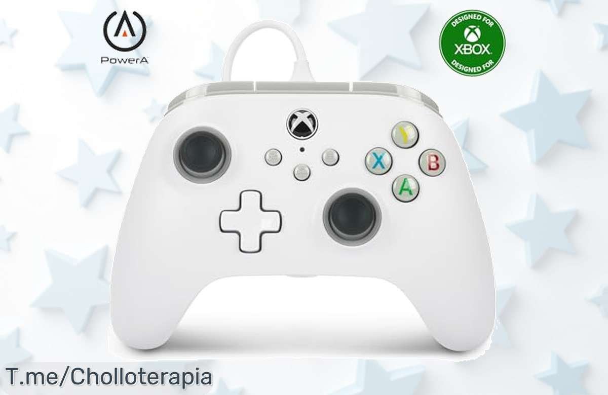 Potencia tu juego con el Mando PowerA para Xbox Series X|S a precio loco, diseño ergonómico y experiencia completa; ¡aprovecha este ofertón antes de que se agote!