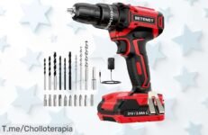 Potente Taladro Percutor a Batería 21V: ¡Precio Loco y Carga Rápida en Solo 90 Minutos! Aprovecha Este Ofertón Único Antes de Que Se Agote, No Dejes Pasar Esta Oportunidad