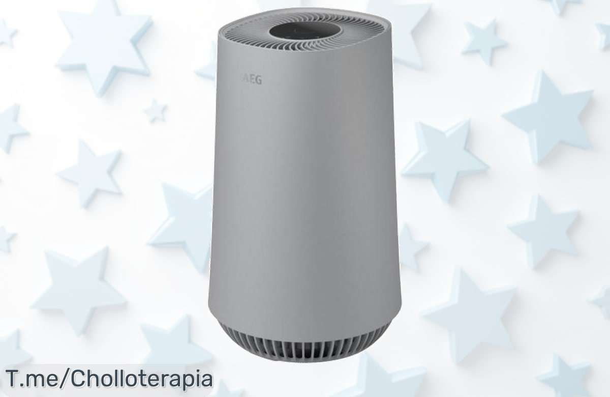 Purifica tu aire con el AEG AX31-201GY: elimina el 99,6% de bacterias y respira salud en minutos. ¡Aprovecha este ofertón limitado antes que se agote!