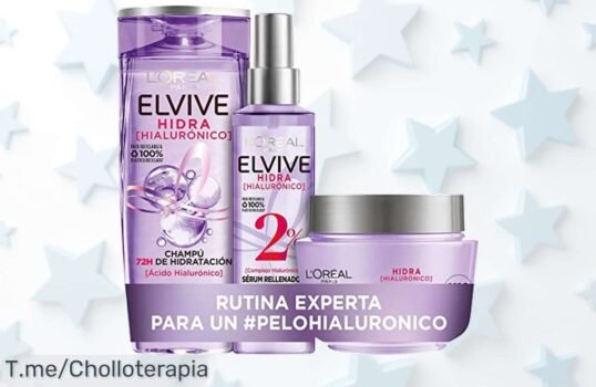 Recupera la vida de tu cabello con el cofre L'Oreal Elvive a precio loco: hidratación 72h, brillo y cuerpo en un solo kit ¡Oferta limitada, actúa ya!