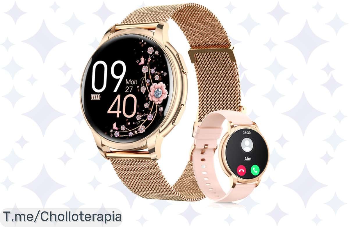 Reloj Inteligente para Mujeres 2024: ¡Atrapa este super chollo de funcionalidad y estilo! Mejora tu vida activa con un diseño único, no te quedes sin el tuyo, stock limitado.