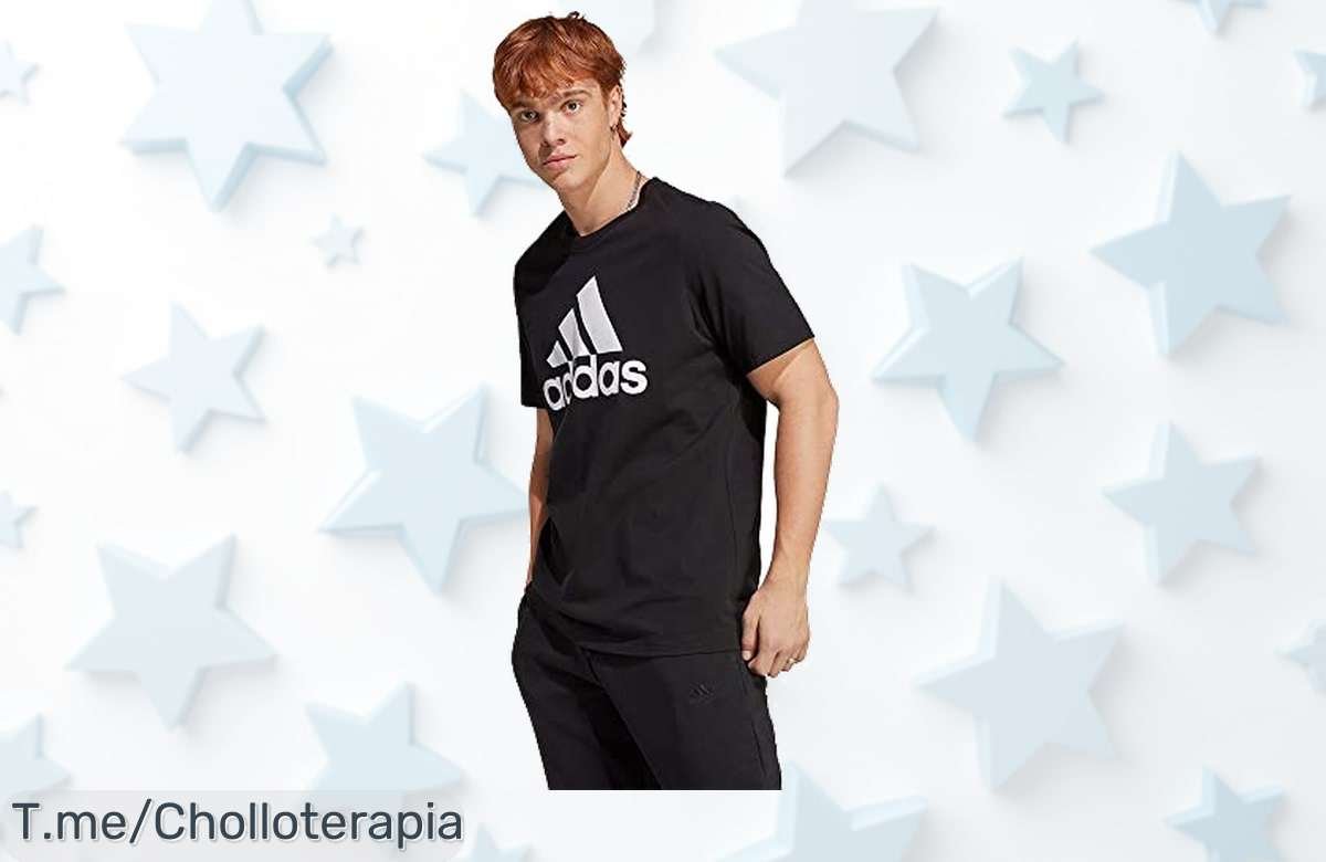 Renueva tu armario con la camiseta adidas Essentials, un super chollo que no puedes dejar pasar; siéntete increíble y actúa rápido antes de que se agote esta oferta única.