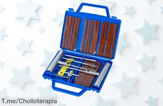 Repara tus neumáticos al instante con el kit de 26 PCS, herramientas que facilitan todo Super chollo por tiempo limitado, ¡compra ahora y nunca más te quedarás tirado!