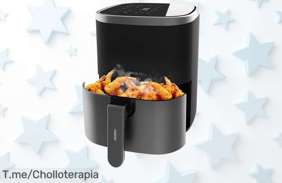 Revoluciona tu cocina con la Freidora de Aire Cecofry Fantastik Inox 4000, fácil y rápida: disfruta deliciosos platillos con solo una cucharada de aceite. ¡Oferta limitada, actúa ya!