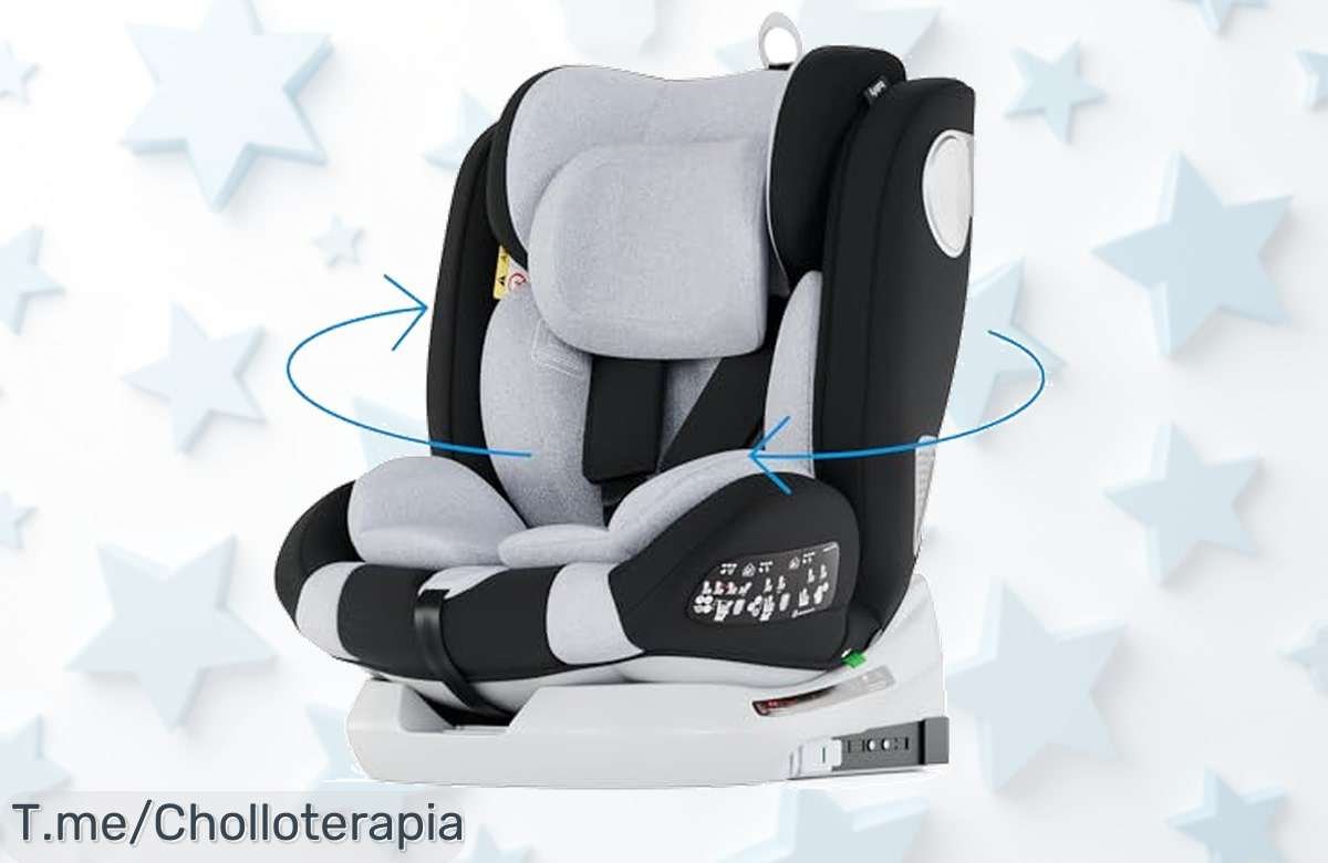 Silla de Coche Isofix Babify: Super Chollo 360º para la Seguridad y Comodidad de Tu Pequeño. ¡No Dejes Pasar Este Ofertón Limitado, Compra Ahora!