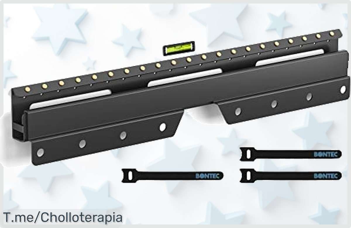 Soporte TV Pared Bontec: Aprovecha este ofertón nunca visto, ahorra espacio con estilo y soporta hasta 50 kg. ¡Compra ya antes que se acabe el precio loco!