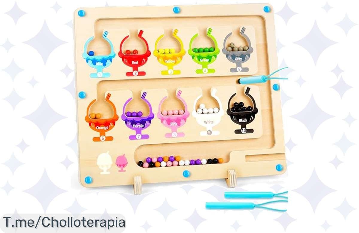 Super chollo en juguetes Montessori: tus peques aprenden y juegan mientras desarrollan su motricidad fina. ¡Aprovecha este ofertón antes de que se acabe! Compra ya y no te quedes sin él.