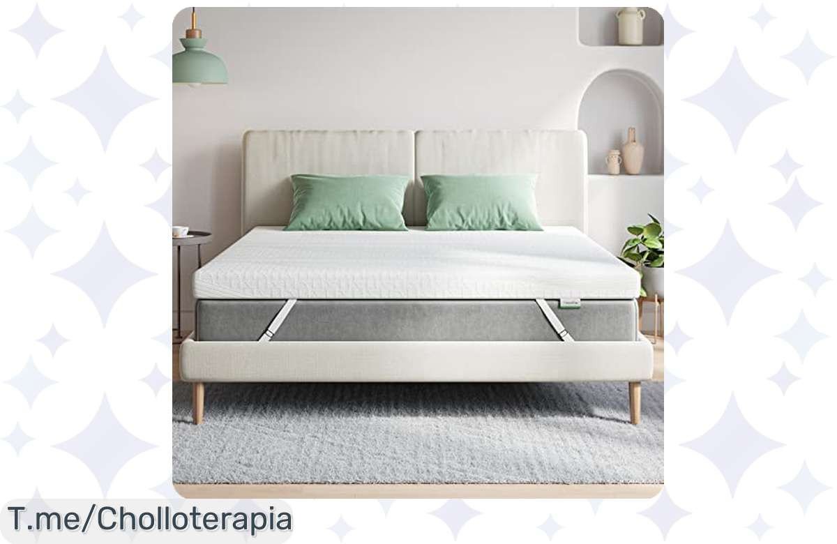 Transforma Tu Descanso Con El Novilla Topper Viscoelástico A Un Precio Loco: Comodidad Única Que Te Renueva Cada Noche, ¡No Te Pierdas Este Ofertón Limitado!