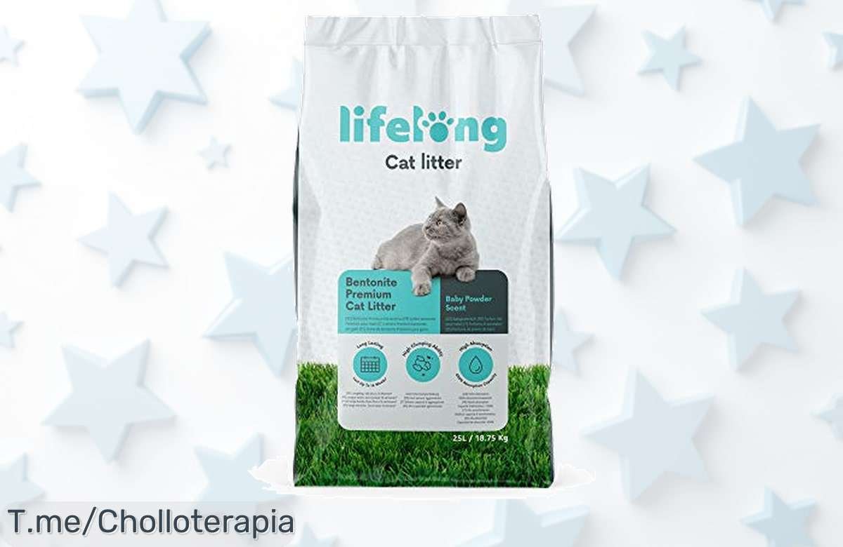 Transforma el arenero de tu gato con nuestra arena Premium y olvídate del olor por 16 semanas, ¡aprovecha este ofertón único y ordena ya antes de que desaparezca!